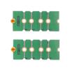 2 Pack M.2 NVME SSD Hard Drives 2230 to 2242 2260 2280 Expansion Card Holder, NVME M.2 SSD Hard Drives 2242 to 2260 2280 Expansion Board Converter Adapter Green view 2