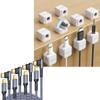 MRGLAS 10-Pack Magnetic Cable Management Cord Organizer, USB C to USB C Cable 60W [4-Pack, 10+6.6+3.3+1.6FT] view 1