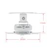 360 Degree TV LCD Projector Accessories Spotlight Ceiling Mount Wall Mount Bracket view 3