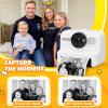 HiMont Kids Instant Print Camera, 1080P HD Kids Camera Instant Print with 3 Rolls Print Paper & 32GB Card, Ideal Kid Toys Gifts for Boys & Girls Age 3-14 (Black) view 3
