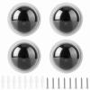 Dome Simulation Camera Screw Kit, Dummy Fake Security CCTV Cameras with Flashing Red Light, Tool for Indoor Outdoor Home Business (White) view 1