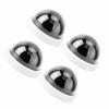 Dome Simulation Camera Screw Kit, Dummy Fake Security CCTV Cameras with Flashing Red Light, Tool for Indoor Outdoor Home Business (White) view 4
