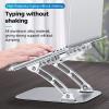 Aluminum Alloy USB Lnterface Laptop Stand Dual Fan Radiator Foldable Cooling Base Bracket Mute Notebook Computer Bracket view 3