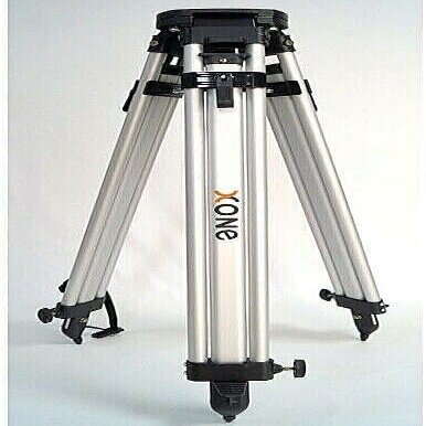 Aluminum Voyager Survey Tripod 3/8" Mount, Liquid-Tite NLT-30 Compatible (Black)