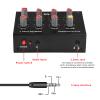 7 Band Car Audio Pre-Amp Graphic Equalizer, Dual Channel Digital Sound Equalizer 12db High Bass Adjustment With 3.5mm Interface, Eq Output Input, 60-400hz, 1-15khz, Dc5v12v for Recording, Streaming view 3