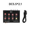 7 Band Car Audio Pre-Amp Graphic Equalizer, Dual Channel Digital Sound Equalizer 12db High Bass Adjustment With 3.5mm Interface, Eq Output Input, 60-400hz, 1-15khz, Dc5v12v for Recording, Streaming view 4