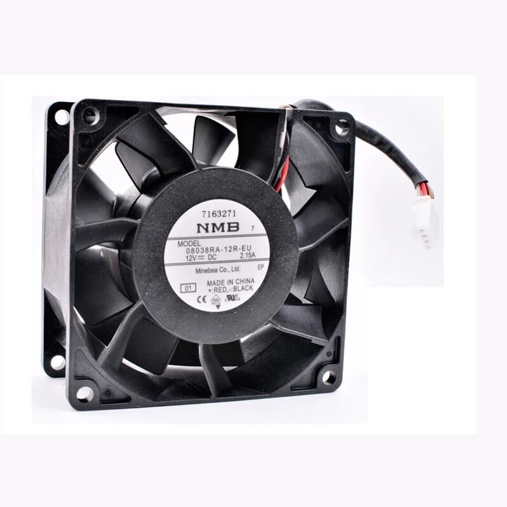 08038RA-12R-EU 8cm 8038 12V 2.15A 4 line Waterproof Large air Volume Server Cooling Fan