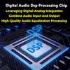 Digital Equalizer, Single/Double 31-Band Stereo Graphic EQ, with LED Light Display, 10 Preset Effects, PC Debugging, Automatic Noise Reduction, High, Mid and Bass Adjustment, for Recording Studio(Sing view 2