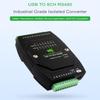 TUOPUONE USB to 8CH RS485 Industrial Grade Isolated Converter USB to RS485 Adapter Multiple Protection Circuits Wall-Mount and Rail-Mount Support Multi-OS Compatible Stackable Installation Support view 2