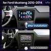 4+32G Car Stereo for Ford Mustang 2010-2014  5G WiFi, 1280800 HD Touch Screen, Android 13, Wireless CarPlay & Android Auto, GPS, Bluetooth, DSP, SWC, AM/FM, USB, Mirror Link, Backup Camera view 2