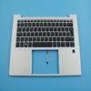 Bayjebu Parts for HP Elitebook 840 845 G9 14.0" Palmrest Keyboard Bezel Spanish Backlit Silver N09058-071 view 1