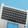 Bayjebu Parts for HP Elitebook 840 845 G9 14.0" Palmrest Keyboard Bezel Spanish Backlit Silver N09058-071 view 3