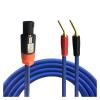 NL4FC Active Speaker Cable 4 Pin Speakon to Dual Banana Spade Y Plug Compatible with Stage Quality OFC Audio Cable 1M 2M 3M 5M 8M 10M 12M(to 2.0 pin,3.5meter) view 1