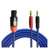 NL4FC Active Speaker Cable 4 Pin Speakon to Dual Banana Spade Y Plug Compatible with Stage Quality OFC Audio Cable 1M 2M 3M 5M 8M 10M 12M(to 2.0 pin,3.5meter) view 2