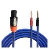 NL4FC Active Speaker Cable 4 Pin Speakon to Dual Banana Spade Y Plug Compatible with Stage Quality OFC Audio Cable 1M 2M 3M 5M 8M 10M 12M(to 2.0 pin,3.5meter) view 4