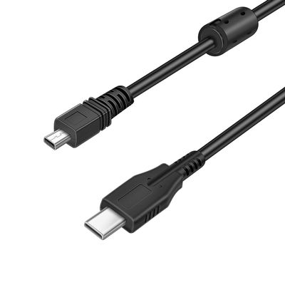 Camulti Camera OTG Cable, Mini 8 Pin to USB Type C, 1.5m, View Camera Photos from Phone, Download Camera Pictures to Andriod Phone, Compatible with Sony Nikon CoolPix Fuji Panasonic Sanyo
