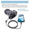 Camulti Camera OTG Cable, Mini 8 Pin to USB Type C, 1.5m, View Camera Photos from Phone, Download Camera Pictures to Andriod Phone, Compatible with Sony Nikon CoolPix Fuji Panasonic Sanyo view 3