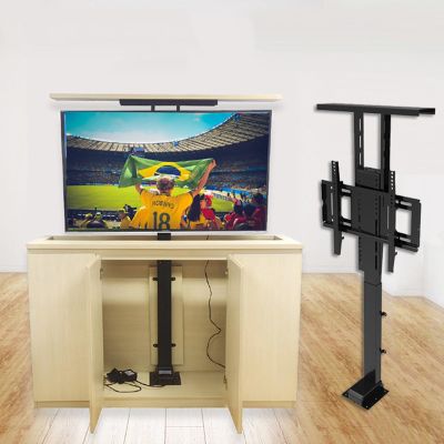 Adjustable TV Mount Bracket - For 42-70 Inch Electric TV Lift Stand - Telescopic Electric TV Lift - Can Be Hidden In A Cabinet Motorized Tv Mount, Up To 60kg, Travel Less Than 40 Seconds(575-1225mm 40