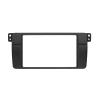 ZHOUKAIDM Radio Frame Double Din Fascias Fit for BMW 3 Series E46 1998-2005 Car Radio DVD Frame Stereo Panel Mount Trim Kit Bezel with ISO Harness Practical(173x98mm) view 4
