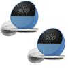 Aokicase Compatible with Echo Spot (2024 Gen) Holder Echo Spot Stand Mount Echo Spot Wall Mount with Integrated Cable Management No Screws Required Speaker Accessory Rack (White) 2 Pieces view 1