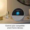 Aokicase Compatible with Echo Spot (2024 Gen) Holder Echo Spot Stand Mount Echo Spot Wall Mount with Integrated Cable Management No Screws Required Speaker Accessory Rack (White) 2 Pieces view 3
