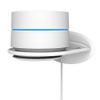 Aokicase Compatible with Echo Spot (2024 Gen) Holder Echo Spot Stand Mount Echo Spot Wall Mount with Integrated Cable Management No Screws Required Speaker Accessory Rack (White) 1 Piece view 2
