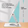 CUIYMXSC 360 Rotating Laptop Stand for Desk, Standing Desk Converter, Adjustable or Foldable Notebook Computer Holder for Home Office (White) view 2