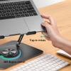 CUIYMXSC 360 Rotating Laptop Stand for Desk, Standing Desk Converter, Adjustable or Foldable Notebook Computer Holder for Home Office (White) view 3