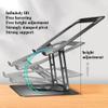 CUIYMXSC 360 Rotating Laptop Stand for Desk, Standing Desk Converter, Adjustable or Foldable Notebook Computer Holder for Home Office (White) view 4