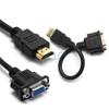 1080P HDMI to VGA HD-15 Male to Female Connector Video Adapter Converter Cable for HDTV PC Laptop view 1