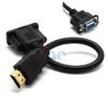 1080P HDMI to VGA HD-15 Male to Female Connector Video Adapter Converter Cable for HDTV PC Laptop view 2