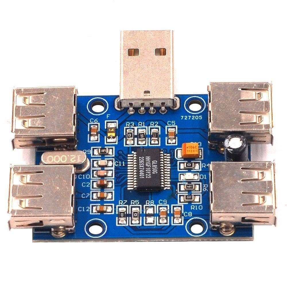 DC 5V USB HUB USB2.0 Hub Concentrator 4 Female USB Expansion Board Module DIY Electronic
