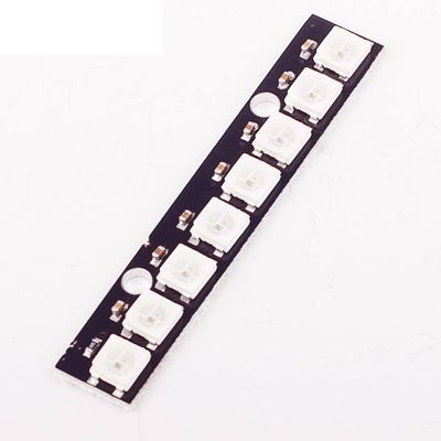 8 Channel WS2812 5050 RGB LED Lights Built-in Full Color-Driven Development Board 8 Bits