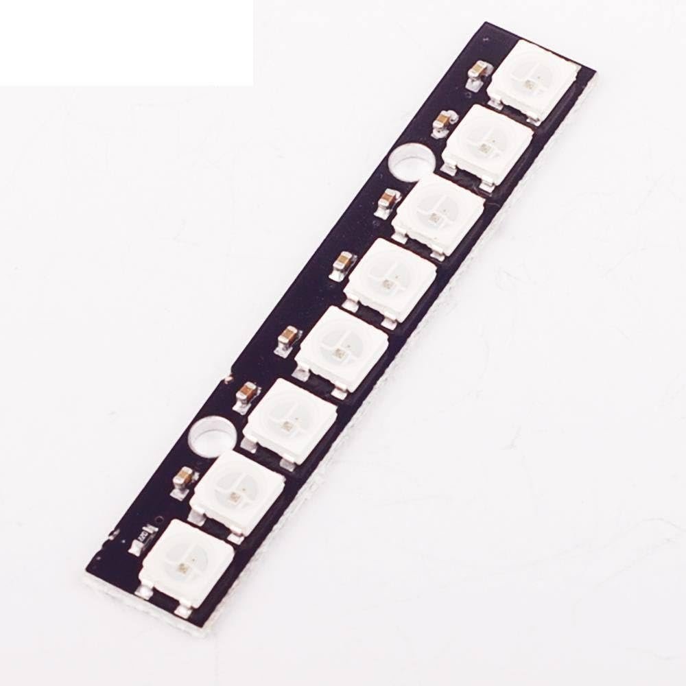 8 Channel WS2812 5050 RGB LED Lights Built-in Full Color-Driven Development Board 8 Bits