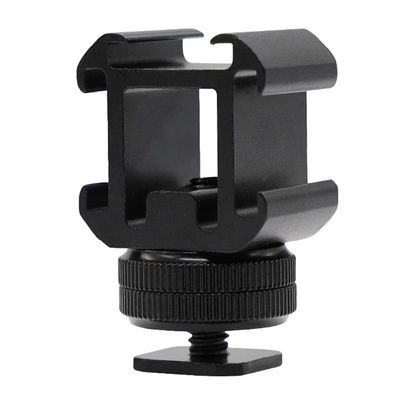 Cold Shoe Mount Adapter,Cold Shoe Extension - 3 Shoe Mount Extender for Camera,Monitor,Flash Accessories, Bracket for Monitors,Led Lights,Microphones,Audio Recorder,Cage,Rig,Video Camera
