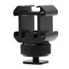 Cold Shoe Mount Adapter,Cold Shoe Extension - 3 Shoe Mount Extender for Camera,Monitor,Flash Accessories, Bracket for Monitors,Led Lights,Microphones,Audio Recorder,Cage,Rig,Video Camera view 1