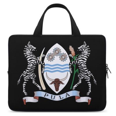 Botswana Coat of Arms Cute Laptop Sleeve Case Lightweight Computer Carrying Bag 10 Inch/12 Inch/ 13 Inch/15 Inch/17 Inch
