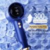 IXI MEGAPortable Handheld Fan,Speed(1-100) Adjustable Turbo Mini Fan,3000mAh Battery Rechargeable Personal Fan,Digital Display,Gifts for Women Men Travel/Camping/Outdoor (Blue) view 2