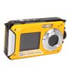 Underwater Cameras with 2.7K Video, 48MP Image, Dual Screens, 10ft Digital Camera for Snorkeling, Camera Supports Recording While Charging (Yellow) view 2