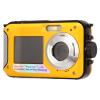 Underwater Cameras with 2.7K Video, 48MP Image, Dual Screens, 10ft Digital Camera for Snorkeling, Camera Supports Recording While Charging (Yellow) view 4