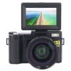 4K HD Digital Camera, 48MP Camera with 180 Degree Flip Screen, Auto Focus Camera with 3 Inch Screen 800mAh Battery, 128GB Expandable (Black)