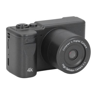 1080P Digital Camera with 8X Digital Zoom, Front Rear Dual Cameras for Photography with 2.4in Screen, Anti Shake Compact Travel Camera (Black)