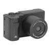 1080P Digital Camera with 8X Digital Zoom, Front Rear Dual Cameras for Photography with 2.4in Screen, Anti Shake Compact Travel Camera (Black) view 1