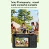 1080P Digital Camera with 8X Digital Zoom, Front Rear Dual Cameras for Photography with 2.4in Screen, Anti Shake Compact Travel Camera (Black) view 4