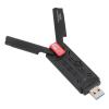 5400Mbps USB Adapter, Ultra High Speed 6GHz Band 6E Cordless Network Adapter for Desktop Laptop PC, Stable Connection with 10/11 view 2