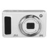 4K 48MP Digital Camera, 16X Digital Zoom Anti Shake Compact Travel Vlogging Camera with 2.8 Inch Screen, Front Rear Dual Camera (White) view 1