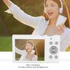 2.7K HD 48MP Digital Camera, Autofocus 16X Digital Zoom Anti Shake Vlogging Camera with 2.8in Screen for Kids, Teens, Adults (White) view 2