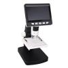 Digital Microscope, 1080P 2MP HD LCD Screen 50-1000X Magnifier Camera with 8 LED Lights, 32GB SD Card - Model DM4 Lite, for Circuit Board Inspection, Jewelry Examination view 1