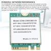 RTL8852BE Card 5.2 1800Mbps Supports MU MIMO Band M.2 Adapter for Laptop PC Home Office view 2