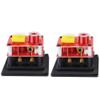 2PCS HiFi Crossover Filters, Tweeter Bass 2-Way Speaker Frequency Divider 120W 4-8 Ohms Impedance for 3-8inch Bookshelf HiFi Fever Speaker with Connection Board for Car Speakers view 1